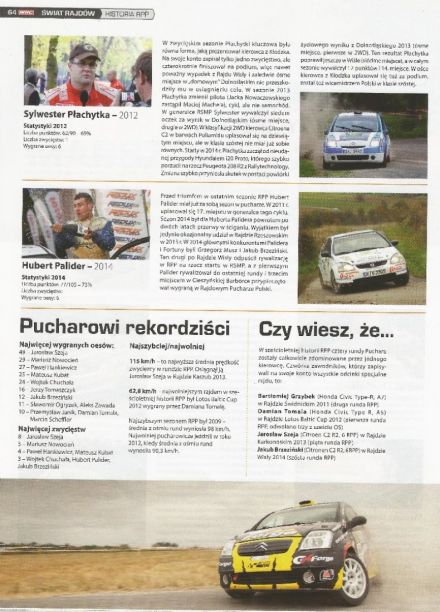 Historia Rajdowego Pucharu Polski
