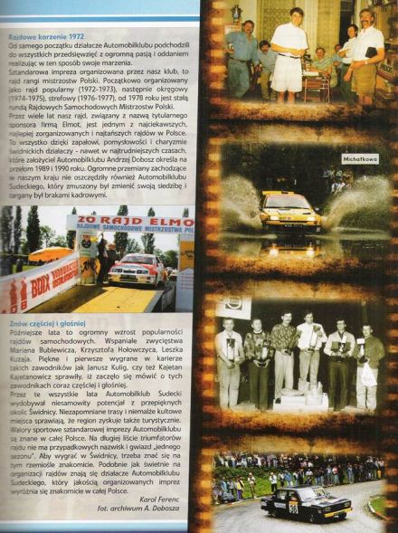 (Informator rajdu Elmot 2011)