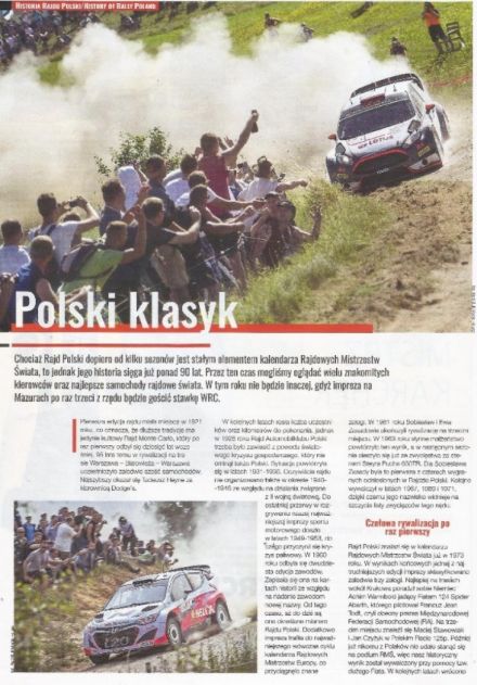 Historia rajdu Polski