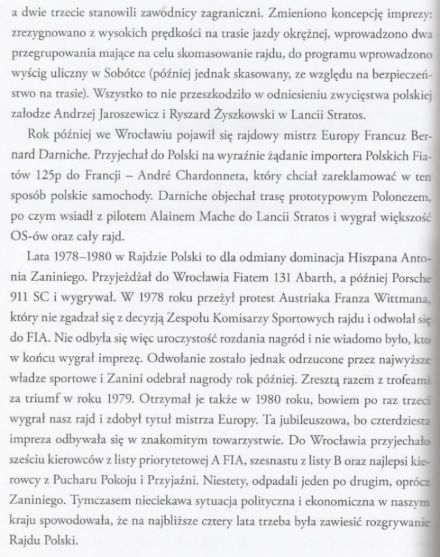 Rajd Polski - historia