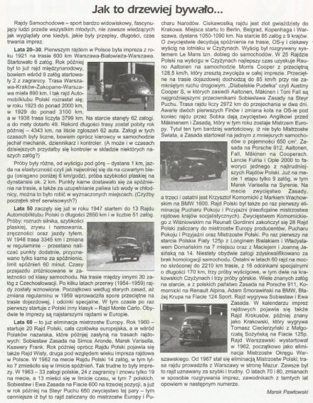 Historia Rajdu Polski