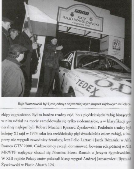 Historia rajdu Warszawskiego