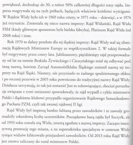 Historia rajdu Wisły
