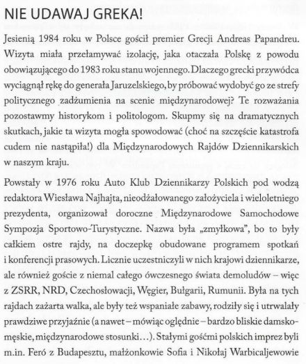 Śmieszne historie rajdowe.