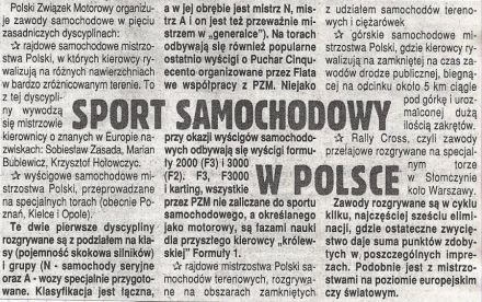 Rajdy w Polsce - historia
