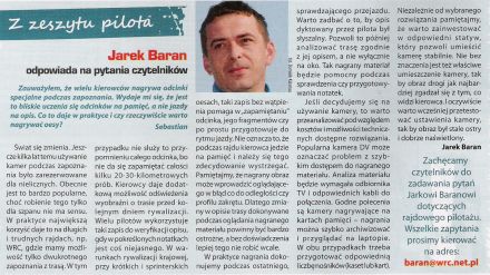 O pilotażu.