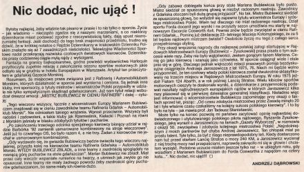 Komentarze rajdowe