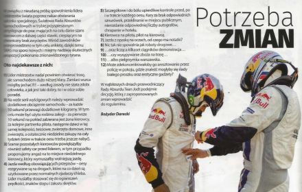 Potrzeba zmian - felieton