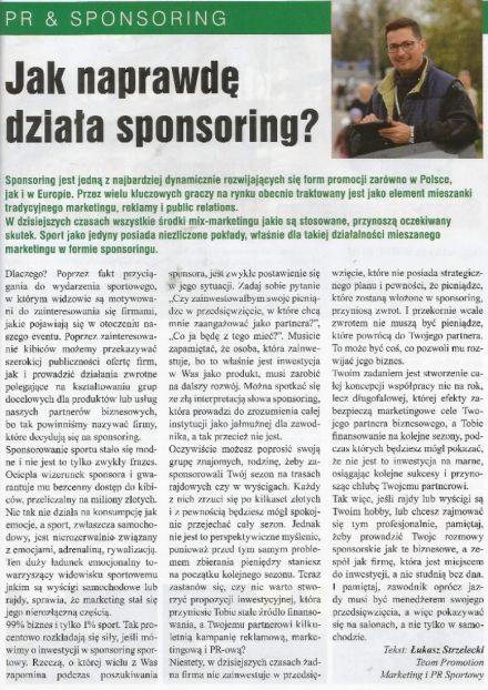 Działanie sponsoringu