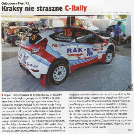 Odbudowa rajdówki R5.
