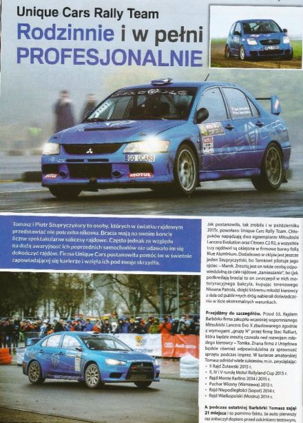 Unique Cars Rally Team