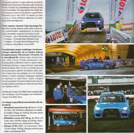 Unique Cars Rally Team