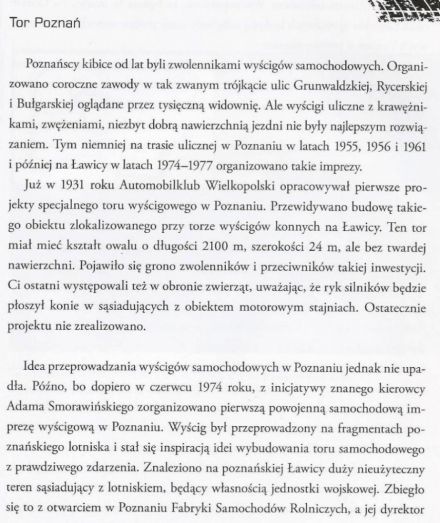 Tor Poznań - historia