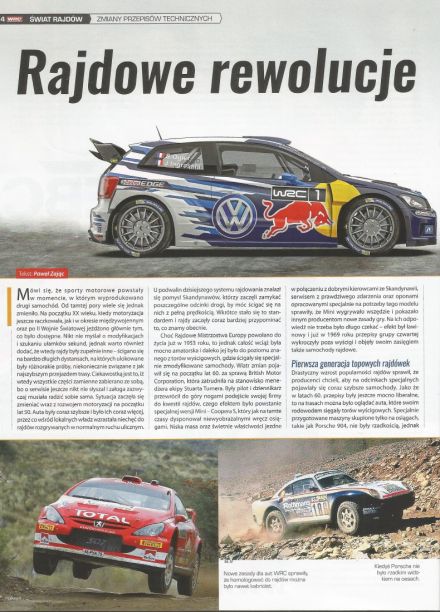 Zmiany przepisów w WRC