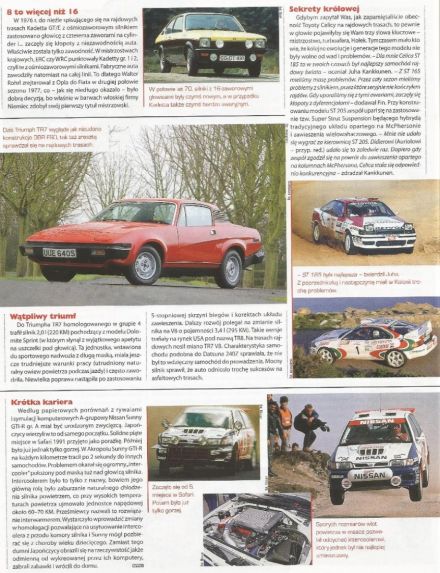 Historia samochodów WRC