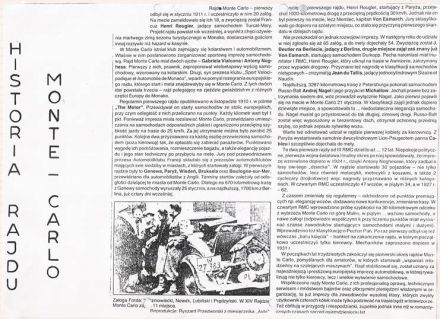 100 lat Rajdu Monte Carlo