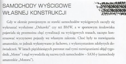 Historia polskich wyścigówek