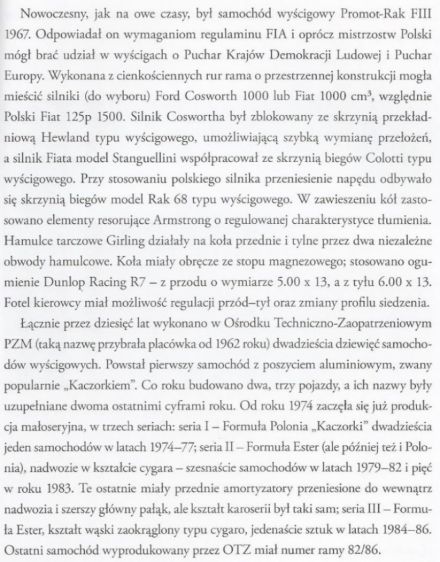 Historia polskich wyścigówek