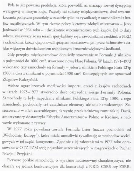 Historia polskich wyścigówek