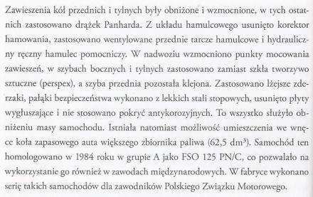 Historia startów Poloneza