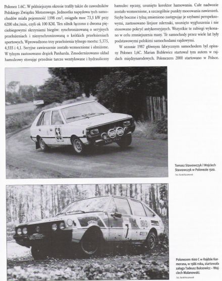 Historia startów Poloneza