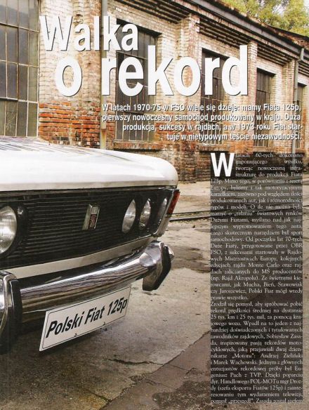 Polski Fiat 125p – rekord