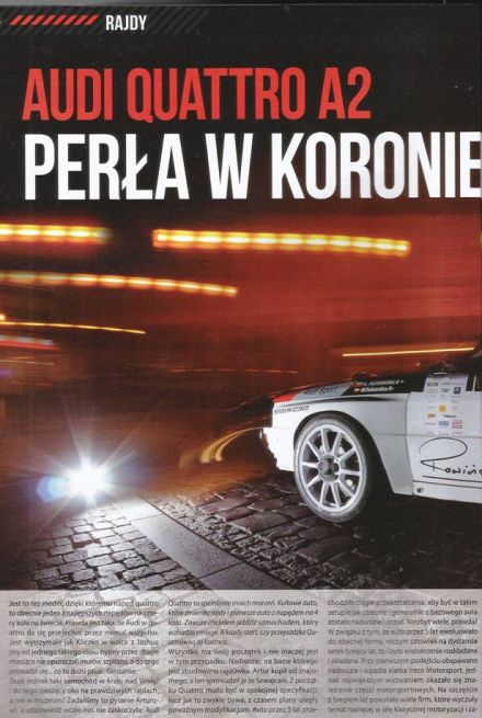 Audi Quattro A2 - polska replika