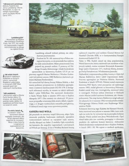 Opel Kadett GT/E w polskich rajdach