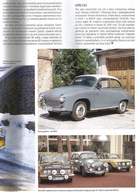 Starty Syreny w Monte Carlo.