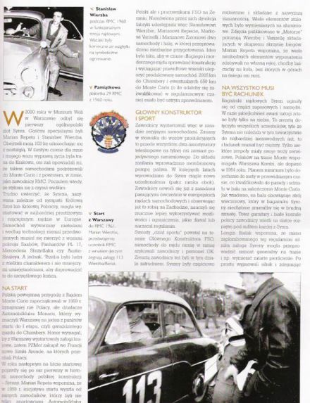 Historia startów Syreny w Monte Carlo