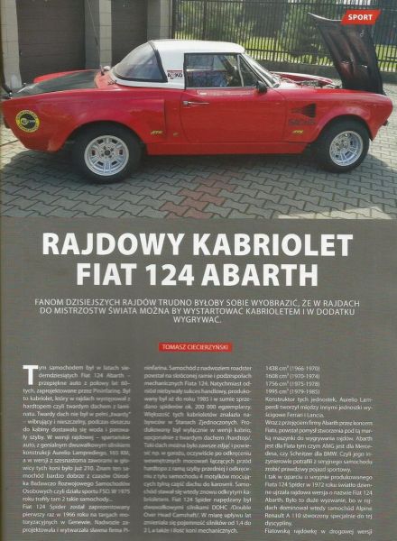 Fiat Abarth 124.