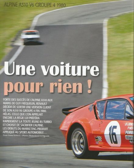 Alpine Renault A 310