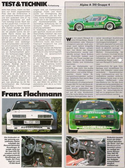 Alpine Renault A 310 V6