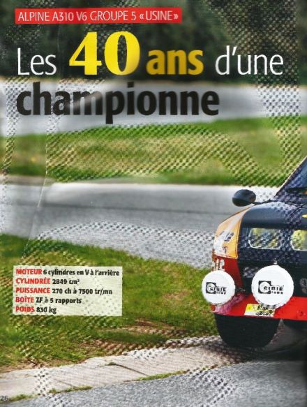 Alpine Renault A310 V6