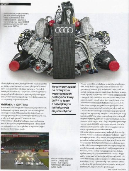 Historia Audi R10-18