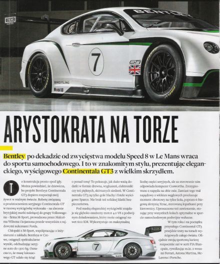 Bentley GT3.
