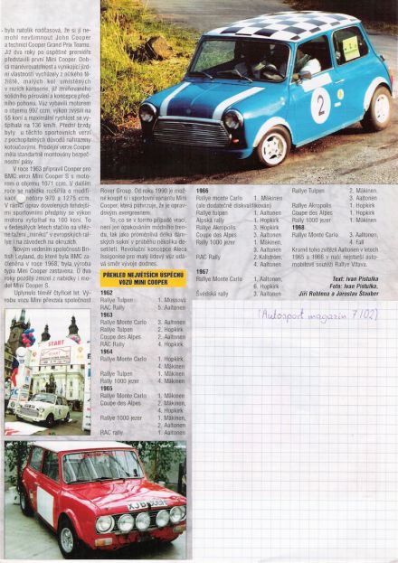 BMC Mini Cooper S