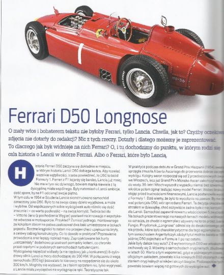 Ferrari D50 Longonse