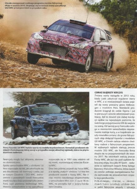 Historia samochodów gr.B i WRC