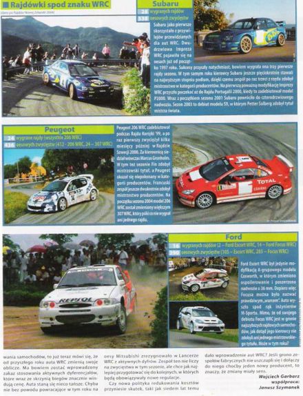 Historia aut WRC