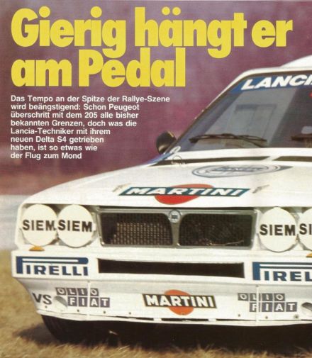 Lancia Delta S4.