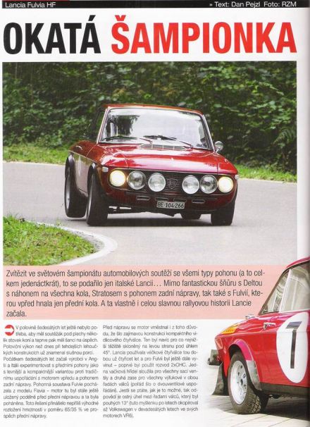 (Motor Sport magazine – luty,marzec 2012)