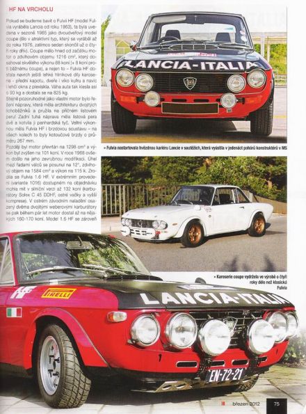 (Motor Sport magazine – luty,marzec 2012)