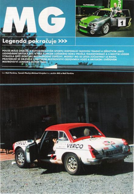 Historia MG