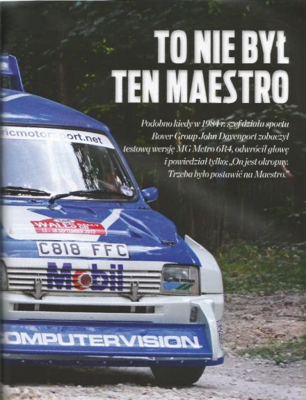 MG Metro 6R4