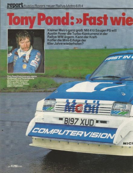MG Metro 6R4