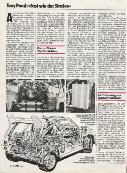 MG Metro 6R4