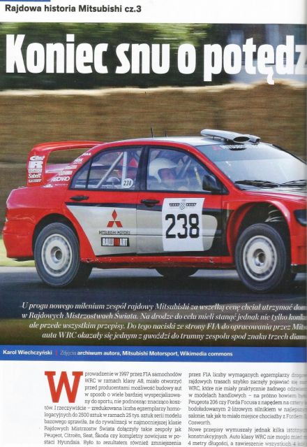 Historia Mitsubishi Lancer