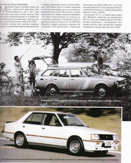 Mitsubishi Lancer – historia