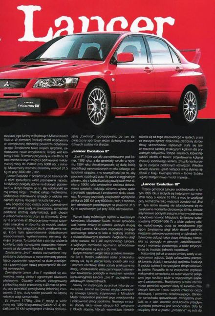 Mitsubishi Lancer – historia